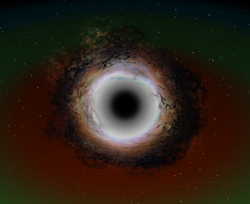 Bir süpernovanın ortasına kara delik yerleştirirsek ne olur?