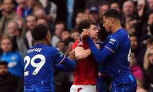 Chelsea Players Clash With Nottingham Forest After Dramatic Finale