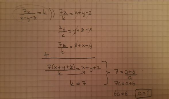 Matematik Sorusunun Çözümü