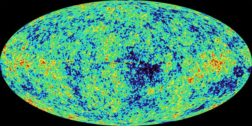 WMAP tarafından çekilen Kozmik Mikrodalga Arkaplan Işıması