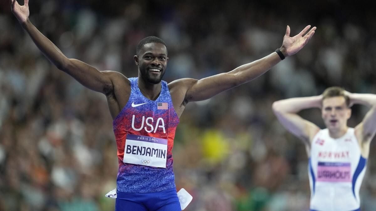 Rai Benjamin Wins Gold And Claims Redemption At Paris Olympics The