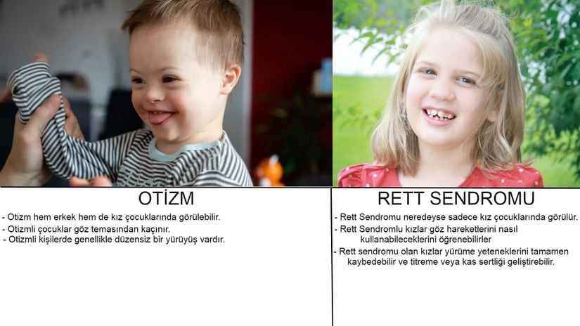Otizm ve Rett Sendromu arasındaki farklar