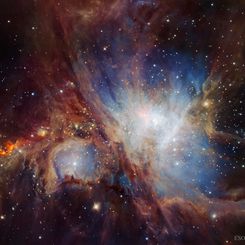  The Orion Nebula in Infrared from HAWK-I 