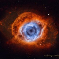  The Helix Nebula in Hydrogen and Oxygen 