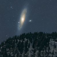 Alpler Üzerinde Andromeda