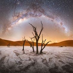  Milky Way over Deadvlei in Namibia 