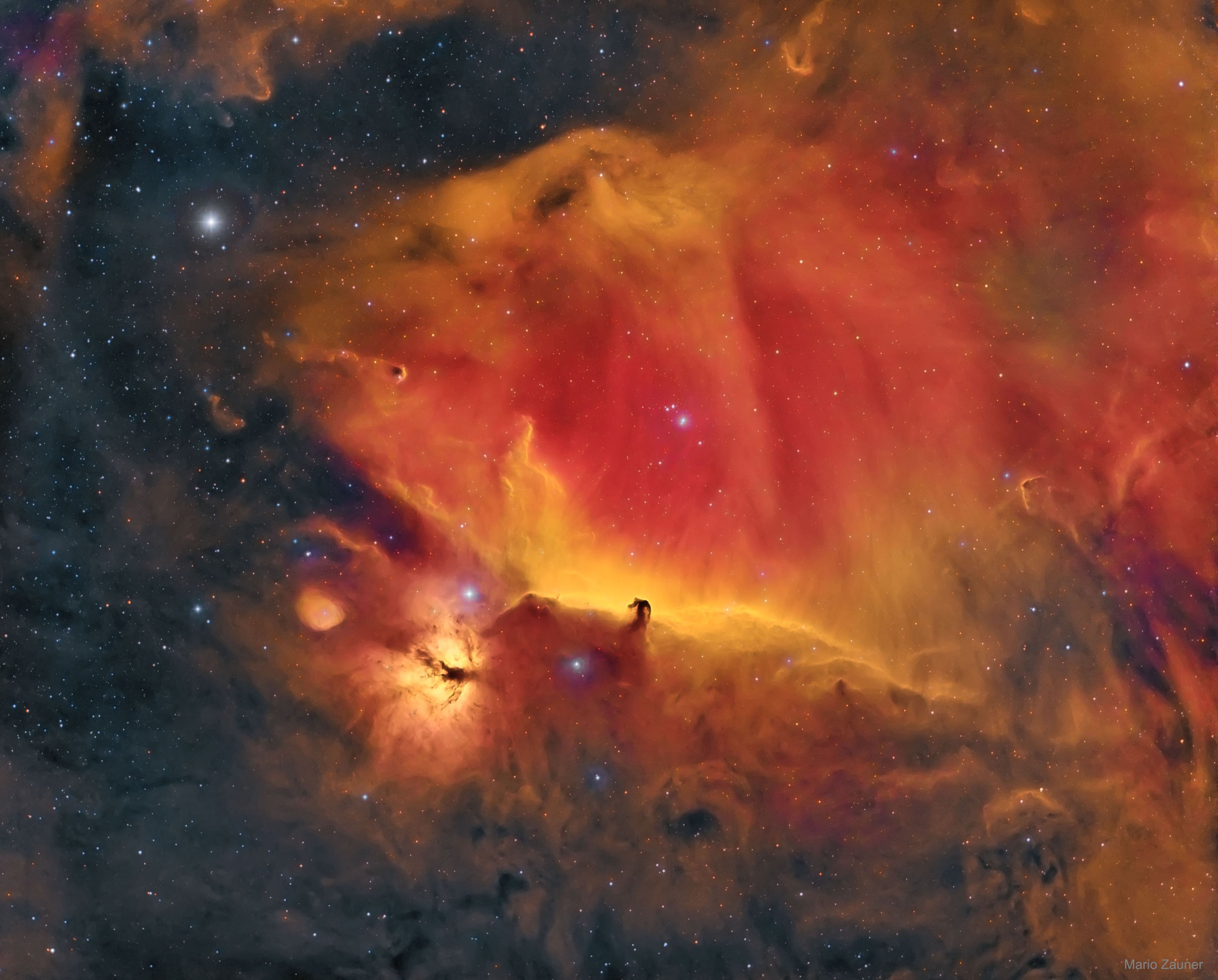  Wisps Surrounding the Horsehead Nebula 