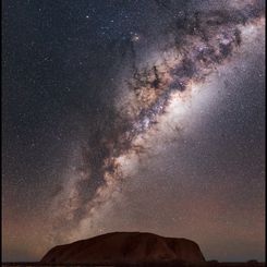  Milky Way over Uluru 