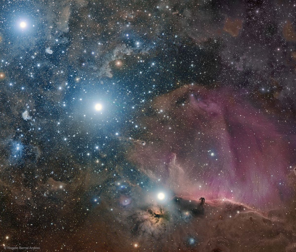  Orion: Belt, Flame, and Horsehead 