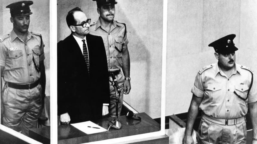 Eichmann, Kudüs'te duruşmalar sırasında