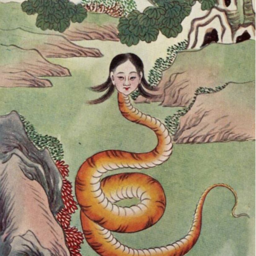 Gonggong'u alt eden Çin tanrıçası, Nüwa.