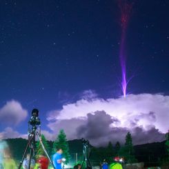  Gigantic Jet Lightning over China 