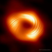 Galaksimizin Merkezindeki Kara Deliğin Etrafında Dönen Manyetik Alan
