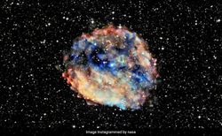 NASA'nın Süpernova Kalıntılarını Gösteren Muhteşem Görüntüsü