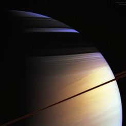 Cassini'den Satürn'ün Renkleri