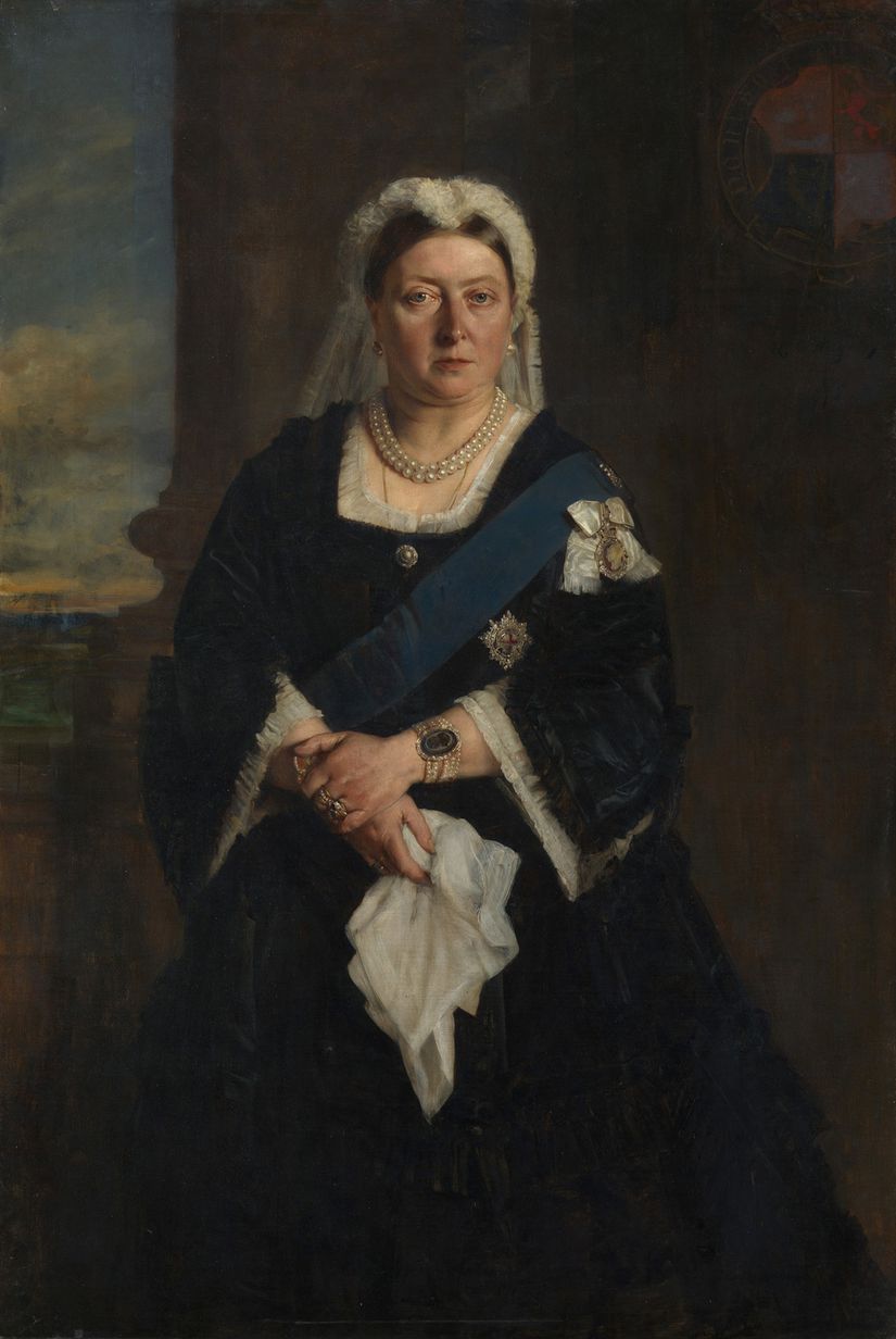 Heinrich von Angeli Tarafından Resmedilmiş Kraliçe Victoria Portresi