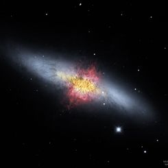  The Central Magnetic Field of the Cigar Galaxy 