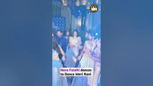 Nora Fatehi Dazzles At Diwali Ball Uniting Bollywood And Hollywood