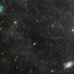  Comet ATLAS and the Mighty Galaxies 