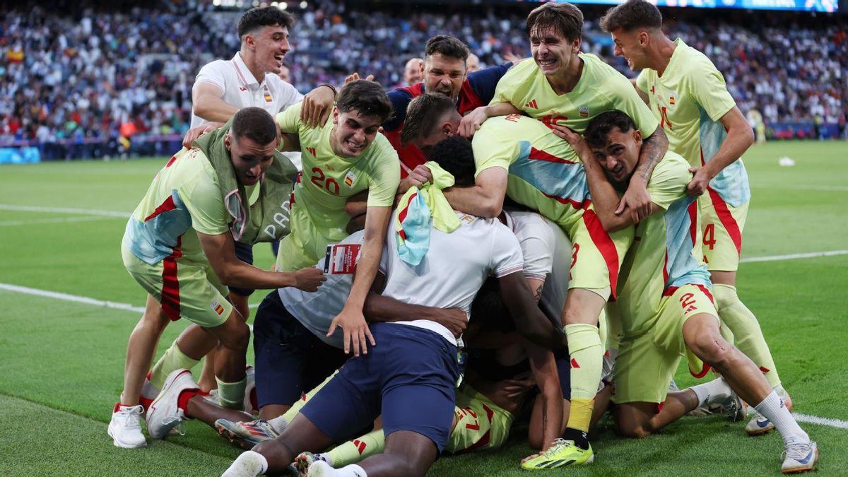 Spain scores epic Olympic football victory over France