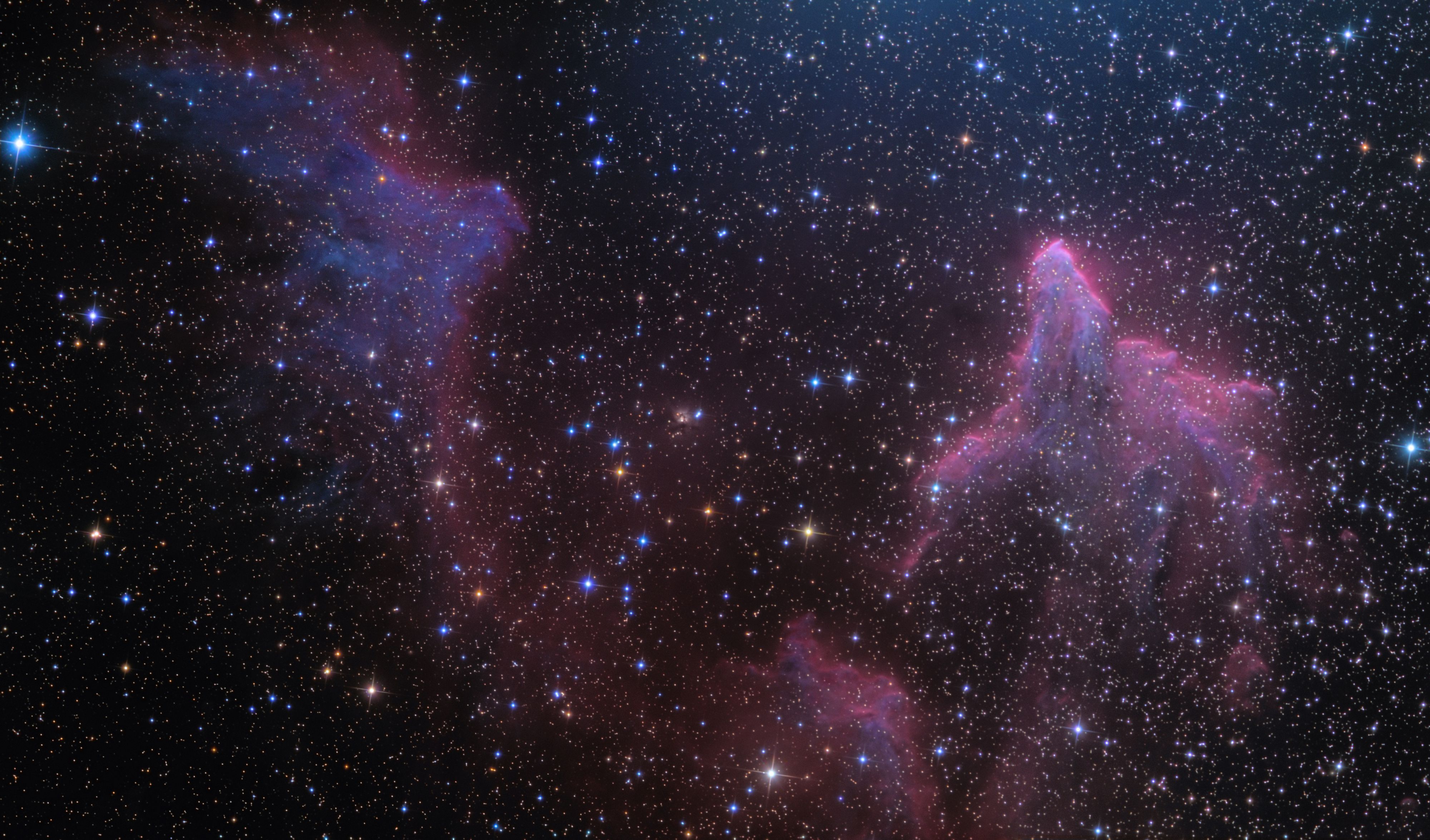  IC 59 and IC 63 in Cassiopeia 