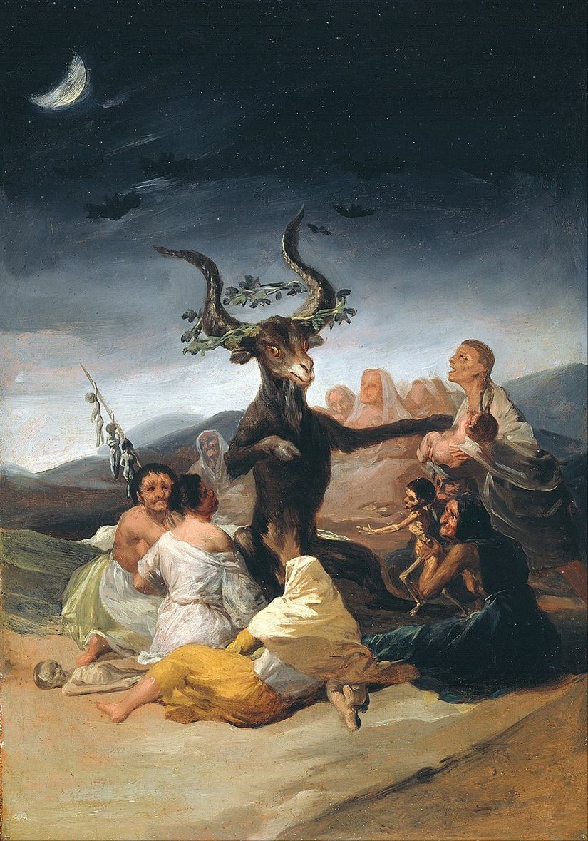 Francisco Goya tarafından 1798 yılında yapılmış &quot;Cadıların Şabatı&quot; tablosu