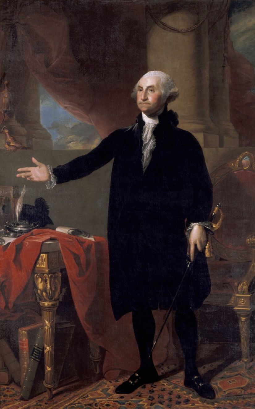 Gilbert Stuart tarafından 1796 yılında yapılmış George Washington’un Portresi