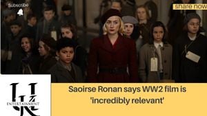 Saoirse Ronan Says New WWII Film Resonates Today