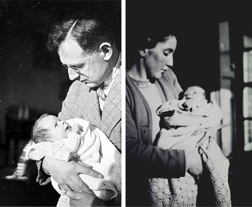 Stephen'ın Babası ve Annesi ile Bebeklik Fotoğrafı