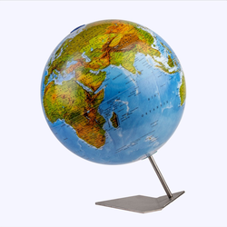 Dünya Küresi: Fiziki, 33 cm, Işıksız