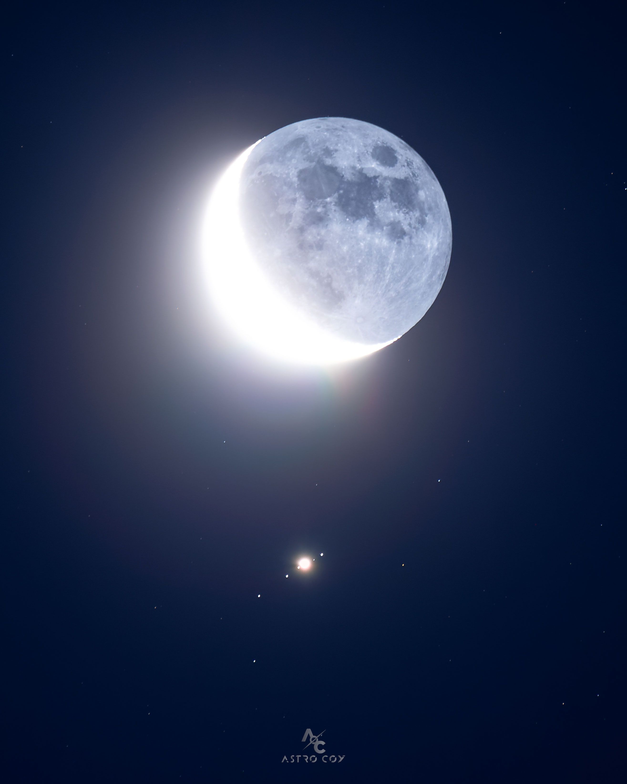 Ay, Jüpiter ile Buluşuyor
