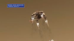 Perseverance Aracının Mars'a İniş Sırası Görüntülerinde Neden Ateşleme Gözükmüyor?