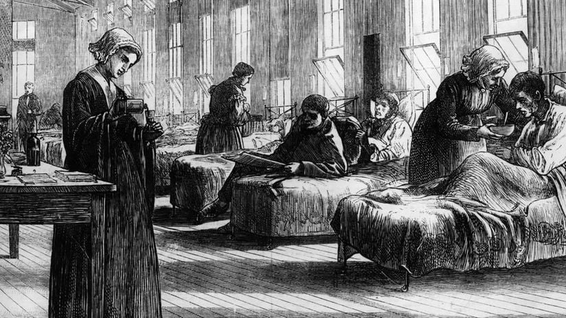 İngiliz fizisyen Edward Jenner'ın 1796 yılındaki ilk çiçek virüsü aşısını betimleyen tarihsiz bir illüstrasyon