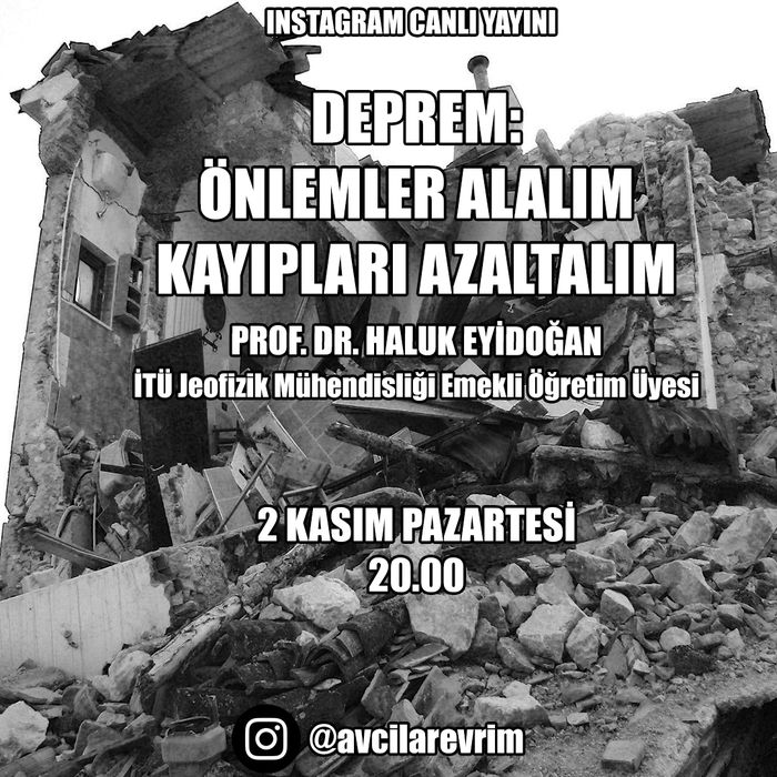 Deprem: Önlemler Alalım, Kayıpları Azaltalım - Prof. Dr. Haluk Eyidoğan
