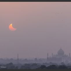  Sunset, Moonset, Taj Mahal 