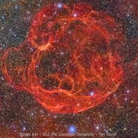  Supernova Remnant Simeis 147: The Spaghetti Nebula 
