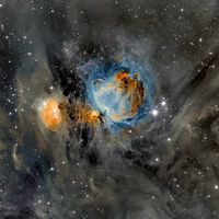  Orion Nebula in Surrounding Dust 