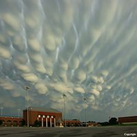 Nebraska Üzerindeki Mammatus Bulutları