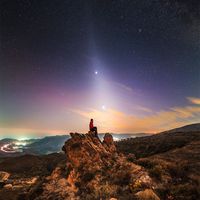  Zodiacal Ray with Venus and Jupiter 