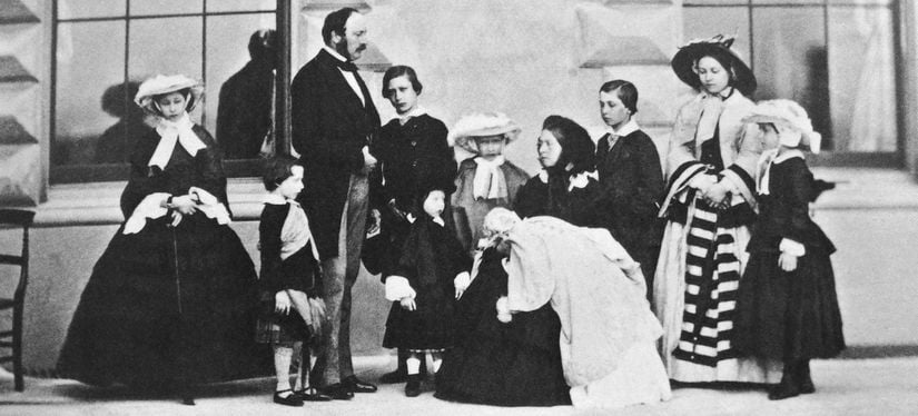 Victoria, Eşi Albert ve Çocukları (1857)
