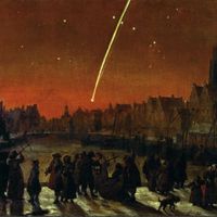  The Great Comet of 1680 Over Rotterdam 