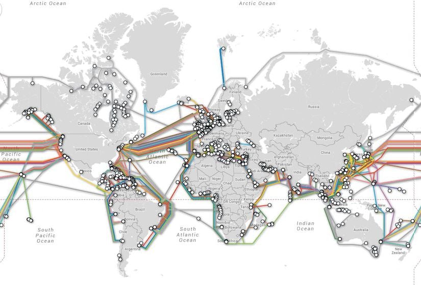 İnterneti Evinize Getiren Kabloların Haritası