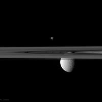 Satürn'de Halkaların Ötesindeki Uydular