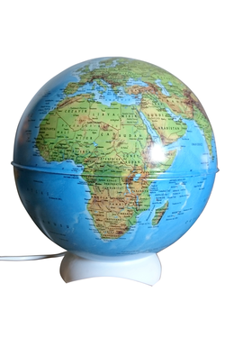Abajur Dünya Küresi Fiziki 26 cm