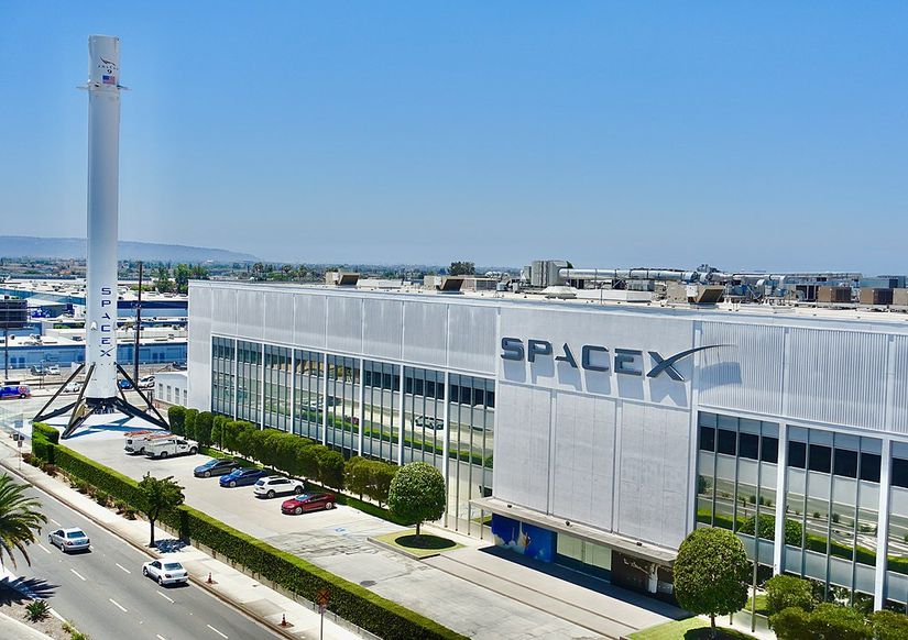 SpaceX'in Kaliforniya, Hawtorne'daki Genel Merkezi