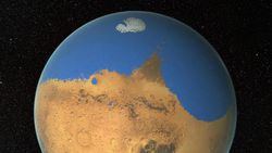 Kızıl Gezegen bir zamanlar maviydi: Araştırmaya göre, Mars 4.5 milyar yıl önce 984 fit derinliğindeki okyanuslarla kaplıydı.