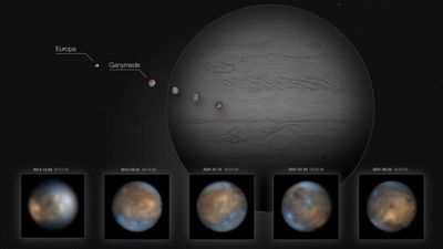 Jüpiter'in Uyduları Europa ve Ganymede'nin Yeryüzünden Çekilmiş En Net Fotoğrafları Yayımlandı!