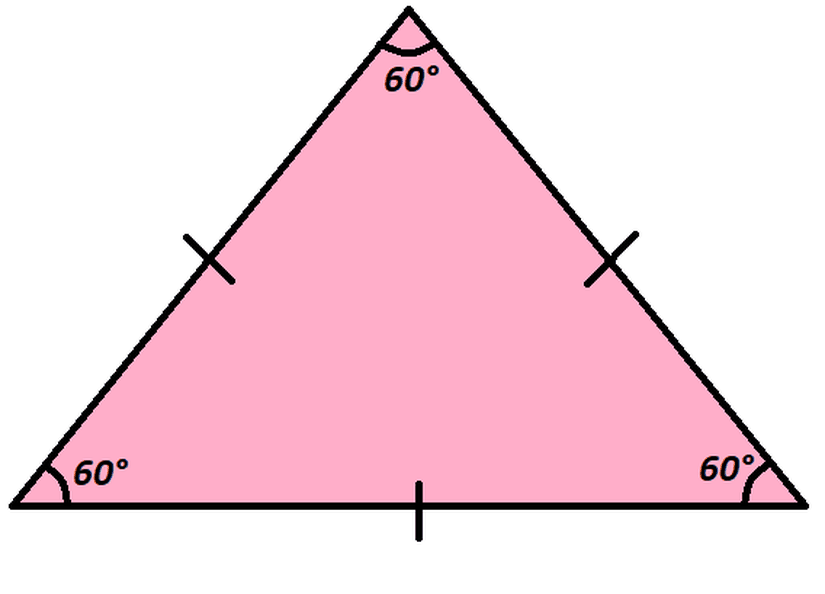 Bir eşkenar üçgen
