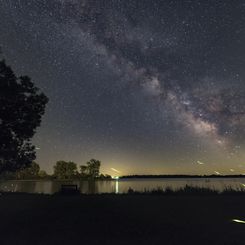  Firefly Trails and the Summer Milky Way 