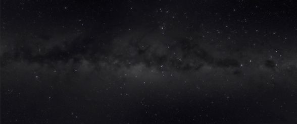Karanlık bir bölgeden Samanyolu Galaksisi çıplak göz ile yaklaşık olarak böyle gözüküyor.